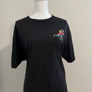Empyre Black Tee with Colorful Graphic